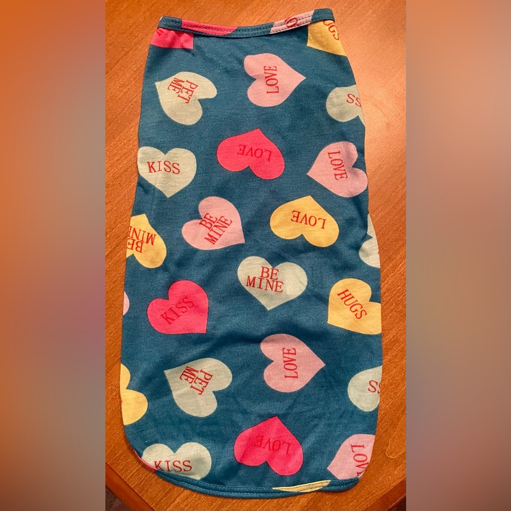 Dog Valentines Day Shirt Small Dog See Photos for Measurements